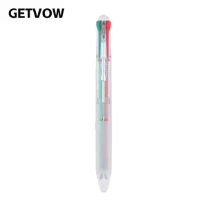 GETVOW 4 Bút Màu, 0.7mm Đầu Bấm Sử Dụng Bút Bi Nhiều Màu, Quà Tặng Bút Viết 4 Trong 1 Đa Năng