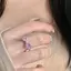 PNPIA- Thiết Kế Thời Trang Công Chúa Hồng Pha Lê Nơ Zircon Nhẫn Nữ Tinh Tế Ngọt Ngào Cô Gái Nhẫn Sinh Nhật Trang Sức Quà Tặng Phụ Kiện