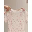 Milyfashion Hoa Chính Hãng Vai Slim Tay Ngắn Mùa Hè Phong Cách Mới Phù Hợp Với Niche Chic Ngắn Top Y2K ED22