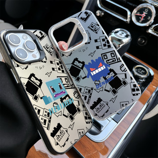 Dành cho iPhone 17 Pro Max 16 Pro / 15 14 13 12 11 XS Max "Gengar" "Squirtle" Vỏ điện thoại mờ cứng / iPhone 12 11 X Xr 7 8 SE Vỏ mềm chống sốc Vỏ iPhone