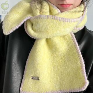 Khăn choàng Cashmere mùa đông ROLY, Khăn quàng cổ dài ấm áp mùa đông dày, Khăn choàng quấn hoang dã mềm mại chống gió giữ ấm cổ mùa thu đông
