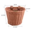 Giỏ đựng xe đạp trẻ em PYCOU, 10 màu có dây đai Túi đựng xe đạp bằng mây, Túi đựng xe đạp dệt thoi chất lượng cao Phụ kiện xe đạp dệt thoi cổ điển