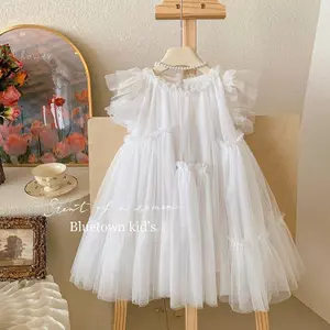 Váy công chúa sợi tơ khâu tay cho bé gái (90-150)