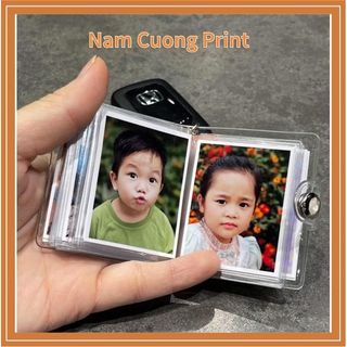 Móc khoá album mini kèm 20 ảnh in theo yêu cầu (2inch)