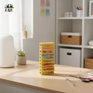 Hộp sắp xếp giấy chuyển 10 phần cho phụ kiện làm móng nghệ thuật Stier Dụng cụ sắp xếp cung cấp móng tay cho tiệm làm móng DIY Sử dụng tại nhà EMKK