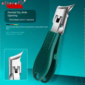 Tông đơ cắt móng tay viền nghiêng AFTEROF, Tông đơ móng tay xiên bằng thép không gỉ bằng thép không gỉ, Tông đơ Dụng cụ làm móng tay Dụng cụ cắt móng tay chống bắn tỉa