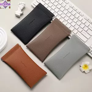 Túi đựng kính RTJIFSS, Túi đựng kính da PU chống thấm nước, Tự động đóng đĩa đàn hồi mềm miệng Kính mắt Túi lưu trữ cho nam giới