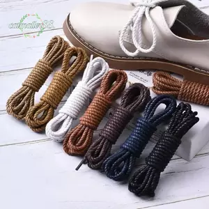 CATMALLER88 Giày Bốt Dây Ren, Vòng Thay Thế Dây Giày Sáp, Da Cotton Cao Cấp Chống Thấm Nước Dây Giày Phụ Kiện