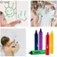 GREAT 6 Cái Bút chì phòng tắm, Đồ chơi Graffiti có thể xóa được nhiều màu, Bút Doodle có thể giặt sáng tạo Đồ chơi nổi nhận thức