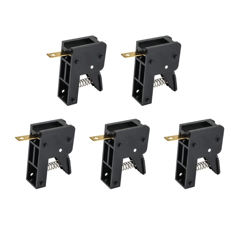 Mặt Trăng 5 Chiếc Đèn LED Lò Xo Bấm Kẹp Thiết Bị Đầu Cuối Nhanh 50A Động Cơ Thử Nghiệm Kẹp Dây Nhanh Bài Cho Ứng Dụng Điện