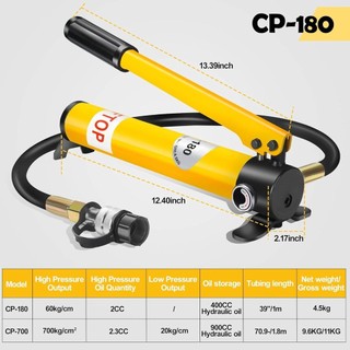 Bộ Kìm Ép Cáp Thủy Lực Chuyên Dụng FYQ-400 FYQ-500 | Đầu Ép 16-500mm² + Bơm Tay CP-180