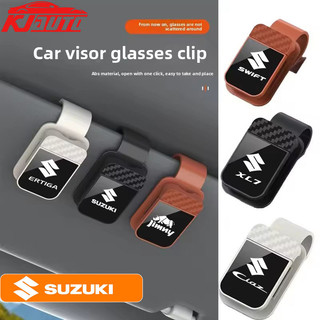 Kẹp lưu trữ kính ô tô Tấm che nắng Giá đỡ kính râm & Người sắp xếp hóa đơn cho Suzuki Swift XL7 vivara Jimny SX4 S-Cross Presso Ciaz ERTIGA Celerio Phụ kiện nội thất