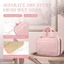 Túi trang điểm FAVORITEGOODS, Túi xách mỹ phẩm treo chống nước, Túi đựng mỹ phẩm có thể gập lại dung tích lớn Túi du lịch