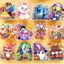 AristoCats Goofy Goof Beauty And The Beast Acrylic Bút Hộp Đựng Văn Phòng Phẩm Hộp Đựng Trang Điểm Hạt Dây Bút Lưu Trữ 10cm