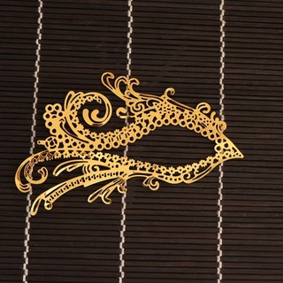 DIY Handmade Step-Shaking Chất liệu cổ Hanniang Mặt nạ nửa mặt Handmade COS Hanfu Mask 9.11 DANI