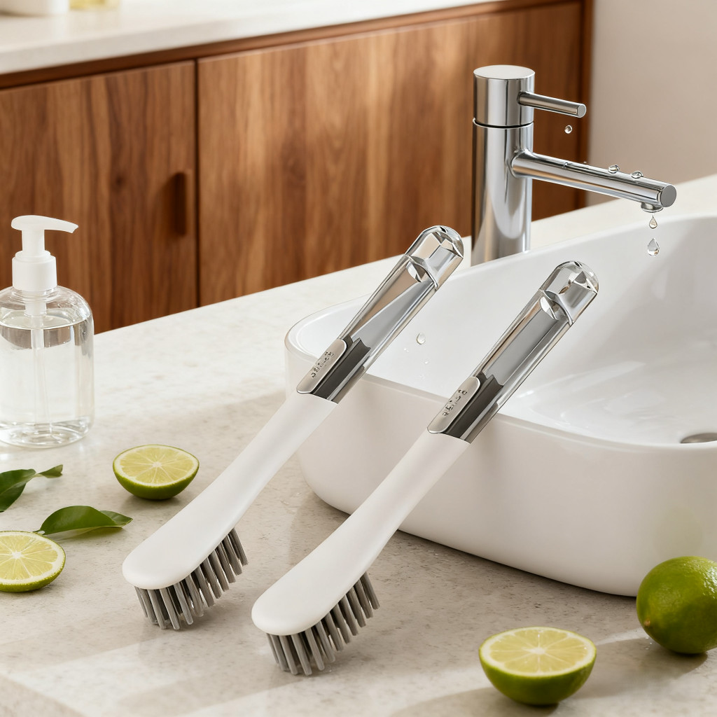 Bán Giày Gia Đình Bàn Chải Giặt Tóc Mềm Tay Cầm Dài Không Làm Tổn Thương Giày Đa Năng Quần Áo Bàn Chải Vệ Sinh Dụng Cụ Tiện Dụng