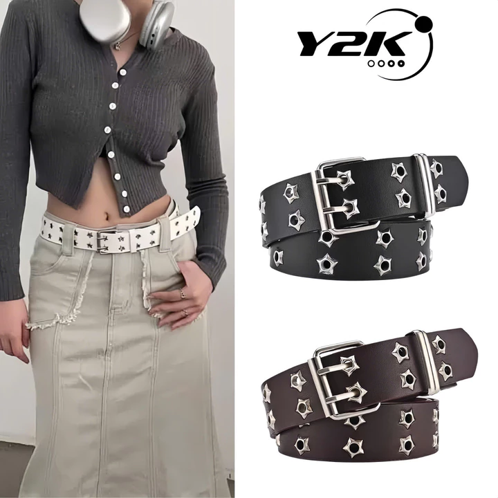 Thắt Lưng Nữ Đinh Tán Ngôi Sao Cá Tính(134pu)