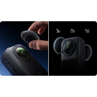 Bảo Vệ Ống Kính Insta360 X4/X5 Standard Lens Guards - Bảo Vệ Lens Insta360 X4/5 Kính Cường Lực Tháo Lắp Nhanh Chính Hãng