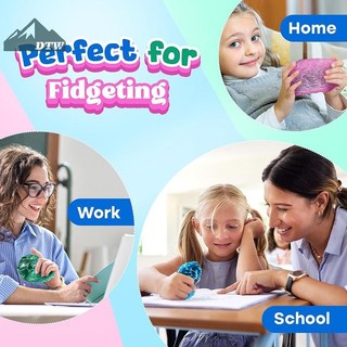DTW Nhiều Màu Sắc Bóp Mềm Mochi Chậm Phục Hồi Căng Thẳng Đồ Chơi Cảm Giác Cho Trẻ Em Người Lớn Quà Tặng Thể Thao