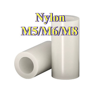 Cột Nhựa Hỗ Trợ Cột Trụ Cách Điện，CỘt Nhựa TRÒN CÁCH ĐIỆN lỗ，cọc nhựa TRẮNG，Màu Trắng chân cọc nhựa đỡ mạch không ren，Đệm Bằng Nhựa ABS Nylon Đục Lỗ M5 / M6 / M8 [LXY-CB-1]