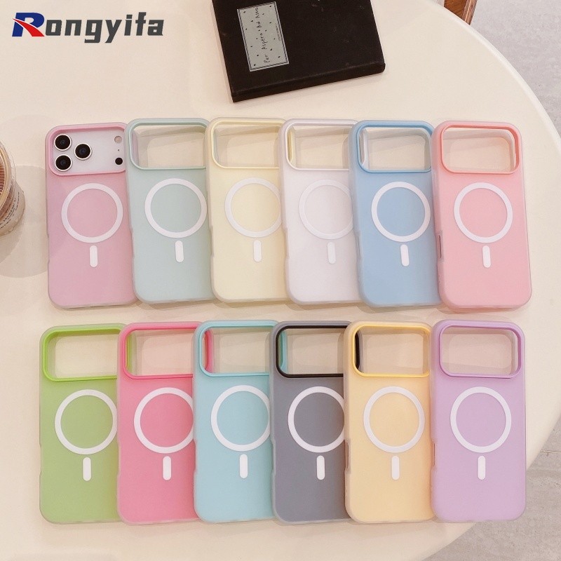 Ốp Điện Thoại Sạc Không Dây 2 Trong 1 Cho Tecno Spark 40 Pro Plus 40C 30 Pro 30C 20 Pro Plus 20C 10 GO 2025 2024 2023 2022 Vỏ Màu Kẹo Dễ Thương Mezzanine Có Thể Giữ Ốp Lưng Thẻ