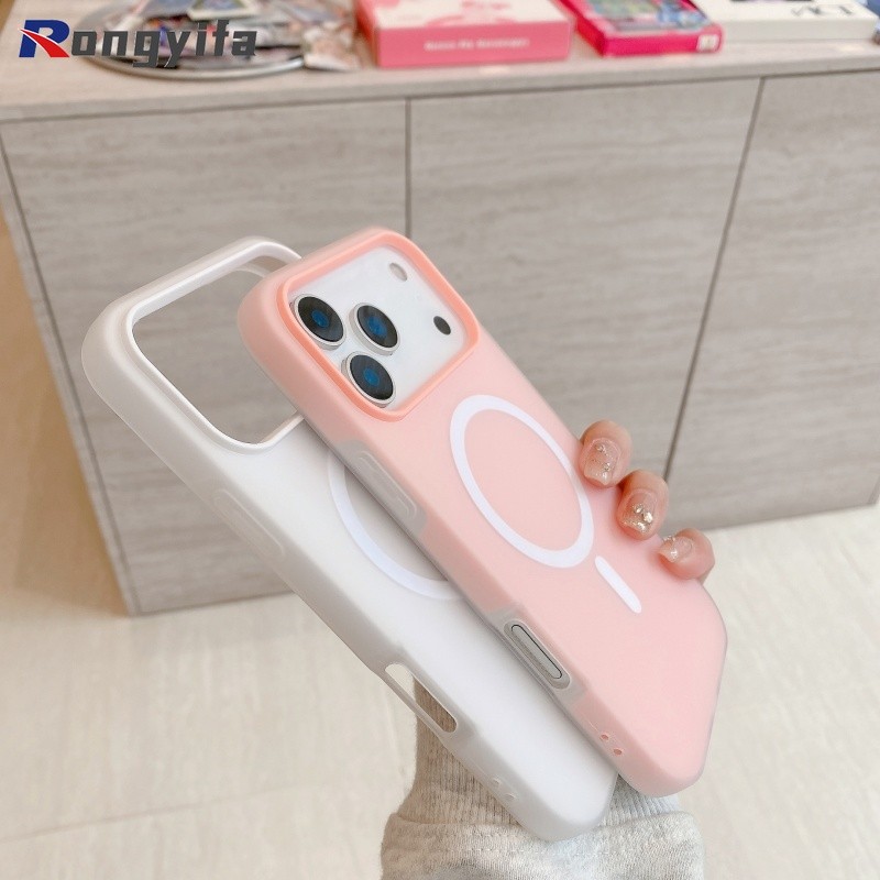 Ốp Điện Thoại Sạc Không Dây 2 Trong 1 Cho Tecno Spark 40 Pro Plus 40C 30 Pro 30C 20 Pro Plus 20C 10 GO 2025 2024 2023 2022 Vỏ Màu Kẹo Dễ Thương Mezzanine Có Thể Giữ Ốp Lưng Thẻ