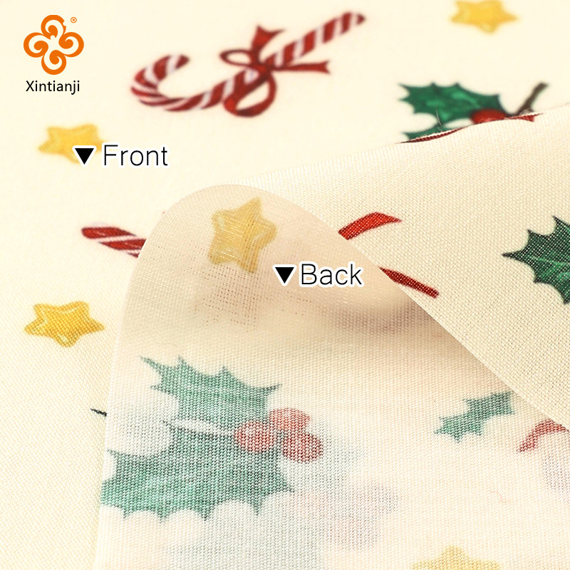 Giáng Sinh In Vải Để May Bằng Mét Túi DIY, Lễ Hội Khăn Trải Bàn, Ngày Lễ Trang Trí Thủ Công Holly Lá Kẹo Họa Tiết TJ21839