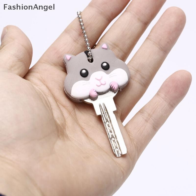 FashionAngel Silicone Vòng Chìa Khóa Hình Động Vật Đáng Yêu Móc Khóa VN