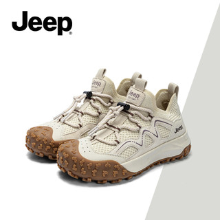 Giày Nữ Jeep Thu Đông Phong Cách Mới Đế Dày Chống Trơn Trượt Đi Bộ Đường Dài Giày Lưới Thoáng Khí Xấu Xí Dễ Thương Phù Hợp Với Bố Giày