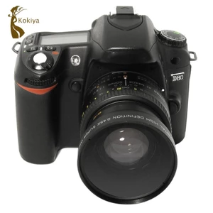 Kokiya 52mm 0,45x Ống kính góc rộng cho D7100 D5200 D3300 D600 D700 18-55mm Máy ảnh kỹ thuật số đa năng