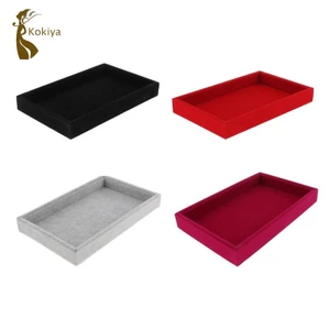 Khay đựng đồ trang sức nhung trưng bày trưng bày cho đồng hồ bông tai Vintage