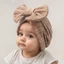 Treeling Bun Nút Nắp Mầm Non Bệnh Viện Mũ Turban Trẻ Sơ Sinh Nắp Bonnet Màu Trơn Headwrap