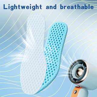 Memory Foam Giày Đế Bằng Chạy Thể Thao Chống Sốc Đế Giày Thoáng Khí Đế Lót Nam Nữ Mềm Chống Trượt Miếng Lót Giày