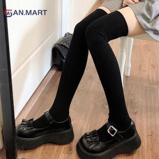 Bigdealssuper 1 Đôi Tất Chân Giữ Ấm Mùa Đông Dày Dặn Mềm Mại Màu Trơn Dành Cho Nữ