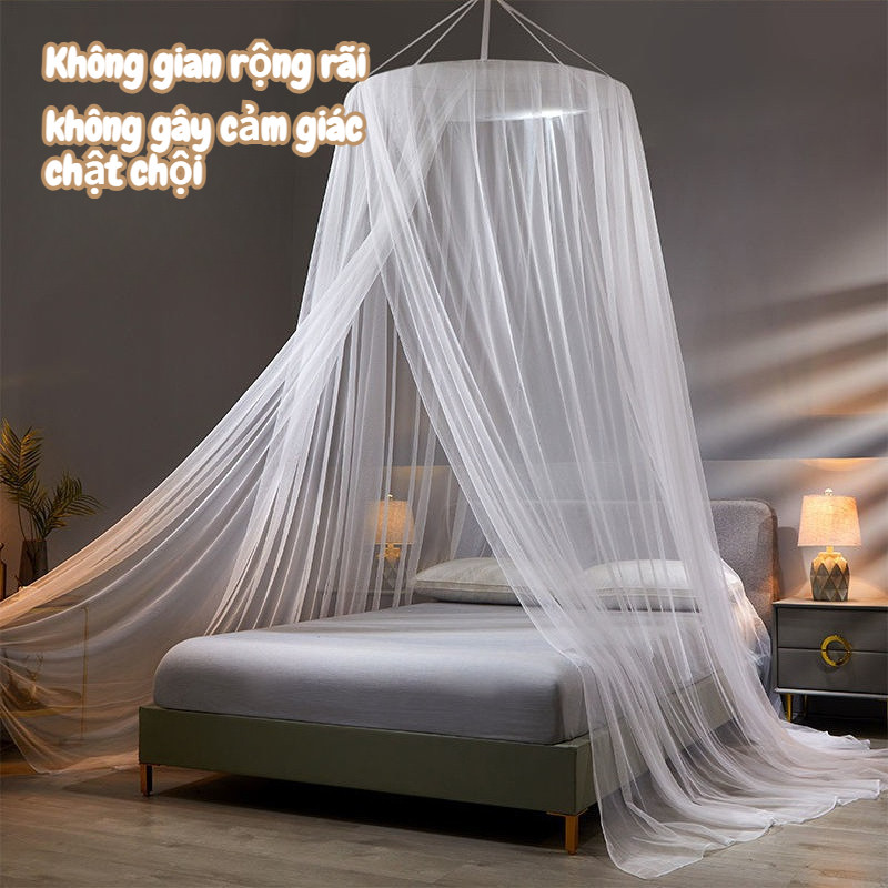 Dome Mosquito Net Công chúa Mosquito Net Treo trên trần nhà với không gian lớn chống muỗi