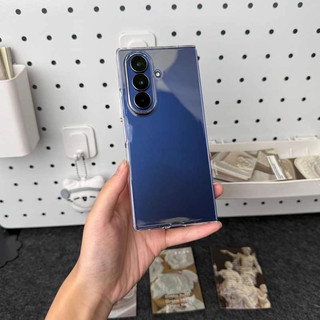 PC Cứng Đơn Giản Kinh Doanh Gấp Ốp Lưng Điện Thoại Samsung Z Fold 7 6 5 4 3 Flip7 Flip6 Flip5 Flip4 Flip
