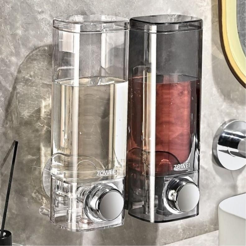 Hộp Đựng Nước Rửa Tay dán tường trong suốt phong cách châu âu sang trọng>FREESHIP<Dụng cụ đựng nước rửa tay
