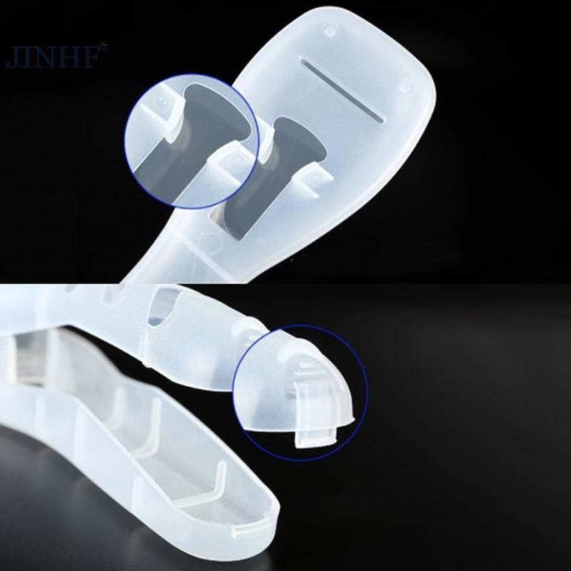 JINHF Nam Máy Cạo Râu Nhựa Trong Suốt Du Lịch Bảo Quản, Dao Cạo Hộp Đựng Chất Lượng Cao
