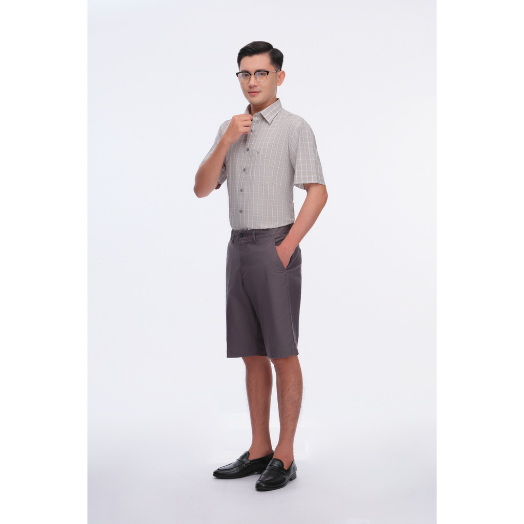Quần Short Khaki VIETTIEN SMART CASUAL vải Cotton form REGULAR VT00000514