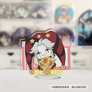 Móc khóa Anime xiếc quái dị ‌Harlequin ‌Pierrot Nam Móc Chìa Khóa Cho Nữ Hoạt Hình Kawaii Hình Acrylic Móc Khóa Mặt Dây Chuyền Quà Tặng