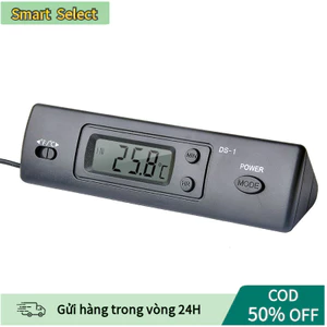 【COD】Nhiệt kế đa năng DS-1 tích hợp chức năng đo nhiệt độ tủ lạnh và ô tô, màn hình kỹ thuật số hiển thị rõ ràng dễ đọc