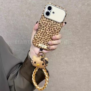 In hình báo nâu + vòng tay cho iphone17 16promax 15promax 12 / 13 / 14 / 15 / 16 17pro iphone11promax ốp lưng TPU mới chống bụi