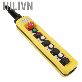 hilivn Cần cẩu Xích Palăng Nút ấn Công tắc nâng Mặt dây chuyền Bộ điều khiển Dừng khẩn cấp Dịch vụ tuyệt vời cho SỬ DỤNG Công nghiệp