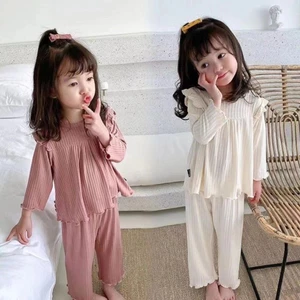Shop Bộ Đồ Ngủ Bé Gái Xuân Thu Phong Cách 2025 Bộ Đồ Gia Đình Bé Gái Băng Lụa Bộ Đồ Điều Hòa Không Khí Hai Mảnh Mỏng