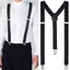 Dây treo kẹp AWNGD, Dây treo có thể điều chỉnh màu trơn, Phụ kiện phù hợp với Unisex thời trang
