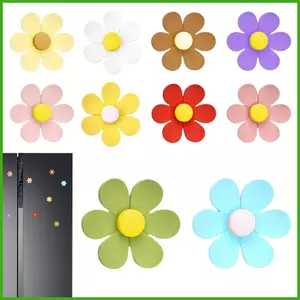 Nam Châm Hoa 10 Miếng Nhựa Trang Trí Dễ Thương Vui Nhộn Bảng Trắng Nam Châm Cho Tủ Lạnh Tủ Tủ Tủ Lockersvn