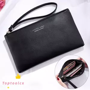 Ví TOPTOOLCX Túi đựng tiền có khóa kéo Ví dài