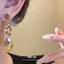 Kim Cương Hình Chữ V Hoa Bông Tai Bộ Vòng Cổ Phong Cách Cung Điện Retro Xương Đòn Dây Chuyền Ánh Sáng Sang Trọng Cao Cấp Vòng Cổ Nữ 2026-6-11