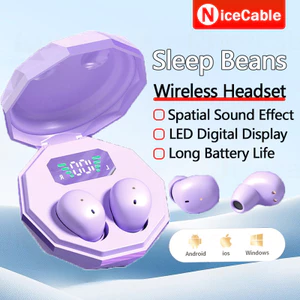 Tai nghe ngủ vô hình Mini siêu mỏng Màn hình LED Tuổi thọ pin dài Hiệu ứng âm thanh không gian 360° Tai nghe không dây Bluetooth 6.0 hiệu ứng âm thanh toàn cảnh
