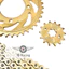 Bộ nhông sên đĩa mạ vàng NSD xích sên TLT thái lan exciter 135 - ex135 gp 2011-2014 (Gold 428H 14-39-116L)